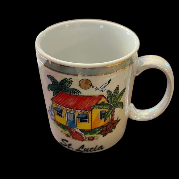 ST. Lucia souvenir mug, 3 x 4”, charming. - Picture 2 of 7